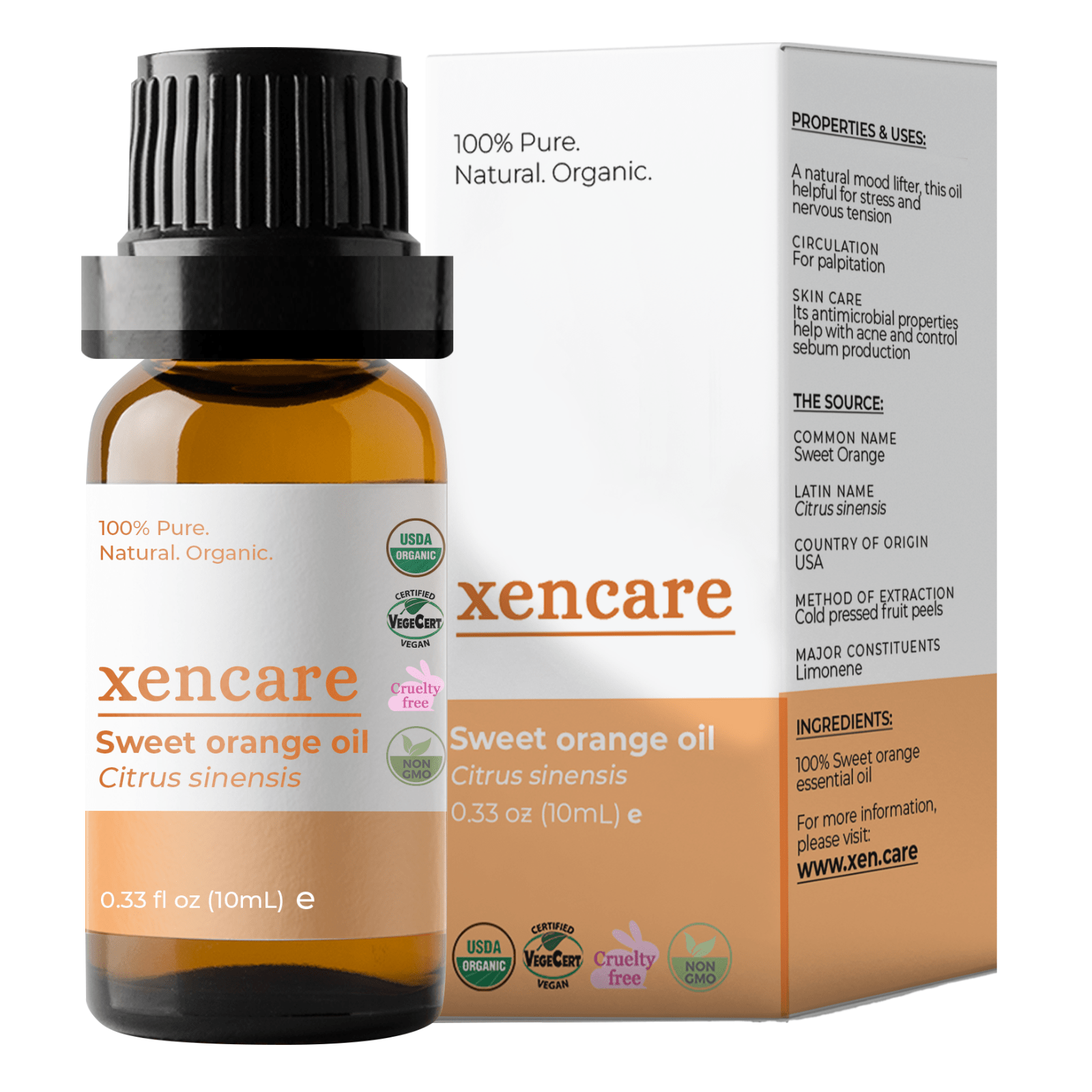 Organic Sweet Orange Oil - xencare