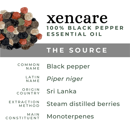Organic Black Pepper Oil - xencare